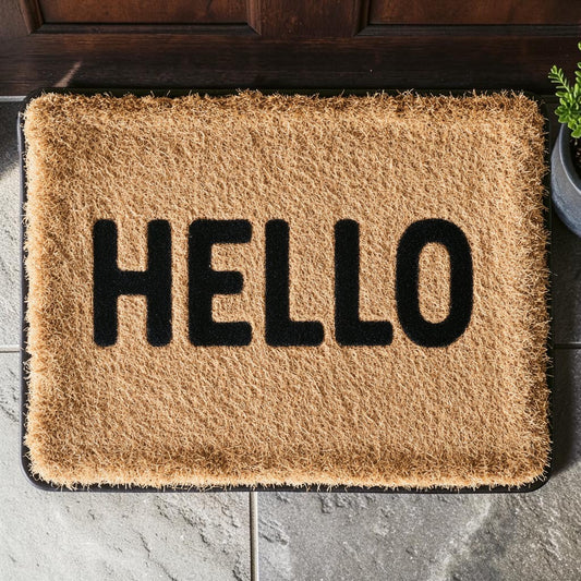 Fitlog Heavy-Duty Natural Coir Welcome Doormat
