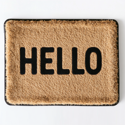 Fitlog Heavy-Duty Natural Coir Welcome Doormat